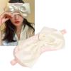 Sleep Mask,Eye Sleep Shade Cover, Sleep Eye Cover with Elastic Strap Bow Shape Headband,Light Blocking Soft Eyeshade for Night Sleeping Travel view 4