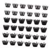 BESTonZON Halloween Decorations 36pcs Hollow-Out Muffin Wrapping Paper Random Style Black Cupcake Wrapper for Party Supplies Wedding Decorations view 1