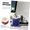 Abaodam 4pcs Plush Glasses Holder Eyeglasses Stand Soft Sunglasses Case for Desk for Home Office Comfortable Material view 4