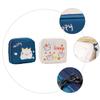 Abaodam 4pcs Cartoon Large Capacity Sanitary Napkin Bags Menstrual Pad Bag for Women Convenient Storage for Sanitary Towels and Pads Bathroom Bedroom view 4