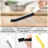 2PCS Colored Gap Cleaning Brush, Hard-bristled Crevice Cleaning Brush, Tweezers to pick up hair, multifunctional brush for bathroom, kitchen, tiles, window grooves view 3