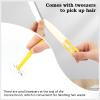 2PCS Colored Gap Cleaning Brush, Hard-bristled Crevice Cleaning Brush, Tweezers to pick up hair, multifunctional brush for bathroom, kitchen, tiles, window grooves view 4
