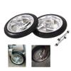 AiQima Replacementors,Solid Rubberer Wheel 7 Inch,For Grade Wheelchair, Rollators Walkers Wheelchairs, Rollators Walkers,Scooter Cart Wheel,Pack of 2 view 1