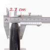 AiQima Replacementors,Solid Rubberer Wheel 7 Inch,For Grade Wheelchair, Rollators Walkers Wheelchairs, Rollators Walkers,Scooter Cart Wheel,Pack of 2 view 4