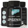Apigenin 50mg Supplement - Optimal Dosage for Sleep & Relaxation, High Purity, UK Made, Lab Tested, Non-GMO, Natural Apigenin Supplement, 98%+ Purity- (90 Caps/90 Day Supply) view 1