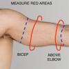 LINED' LACE PICC Line Sleeve Cover for Cancer Chemo, Diabetes Freestyle Libre, Lymes Disease (LINED 7" WHITE) view 2