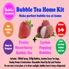 Fruity Strawberry with Lychee Popping Bobas Bubble Tea Kit 3 to 6 Drinks view 3