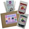 Fruity Strawberry with Blueberry Popping Bobas Bubble Tea Kit 3 to 6 Drinks view 1