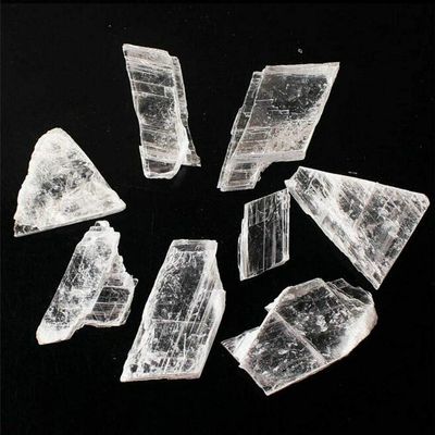 100g Natural White Raw Selenite Clear Gypsum Crystal Quartz Reiki Stone ZEGRDNZI