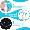 Douche Enema Kit Women Men - Douche with Silicone Soft Nozzle, Va-ginal Wash with 60cm Hose, Colon Cleanse Easy to Press, Enemas at Home Kit for Constipation Portable 330ml view 4