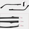 Eyeglasses Replacement Temple,Eyeglasses Arm Leg,Arm Frame Temple,1 Pair Glasses Replacement Temples Eyeglasses Temples Eyewear Legs [Black-5] view 2