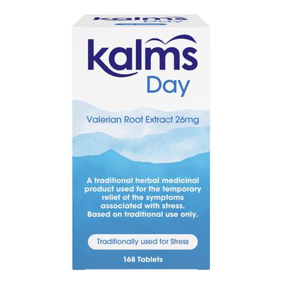 Kalms Day 168 Tablets - Traditional Herbal Medicinal Product Used for The Temporary Relief of Symptoms associated with Stress.