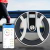 TsoLay Digital Body Scale, Body Weight Scale with Large Display, 12 Body Composition Analyzer, Syncs with App/Round Corner and Anti-slip Design/396Ibs Capacity, for Measures Water, Muscle, Bone Mass view 2