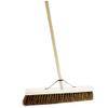 Indoor Outdoor Sweeping Brush With Long Handle Soft or Hard Bristle 18", 24" or 36" Home, Office, Garden, Garage & Yard Sweeping Broom (1, 18" Coco Soft Bristle) view 4