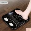 Digital Body Analyzer, Fat Scale with 4 High Precision Sensors, 15 Body Composition Analyzer, Tempered Glass Body/9 Data Storage/396Ibs Capacity, for Measures Body Fat, Water, Muscle, Bone Mass view 2