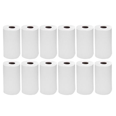 Kitchen Rolls, 2 PLY Centrefeed Kitchen Towels, Embossed White Hand Napkins, 40GSM Kitchen Towel Paper, Wiping Napkin Roll, Strong & Durable Kitchen Roll Bulk Buy 200 Sheets (Kitchen Rolls, 12)