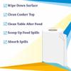 Kitchen Rolls, 2 PLY Centrefeed Kitchen Towels, Embossed White Hand Napkins, 40GSM Kitchen Towel Paper, Wiping Napkin Roll, Strong & Durable Kitchen Roll Bulk Buy 200 Sheets (Kitchen Rolls, 12) view 3