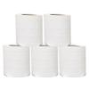 Pack of 5- Toilet Rolls, 2 Ply White Toilet Paper, Quilted Toilet Roll Packs, 34GSM Toilet Paper Soft Tissue Roll Skin Cleaning Towels, Wiping Napkin Roll, Bulk Buy (220 Sheets/Toilet Rolls) view 1