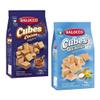 Balocco Wafers Cubes Latie and Cocoa Italian Shortbread Biscuits | Cocoa & Cream Biscuit for Breakfast | Chocolate Swirl Cookies | Palm Oil Free Snack (Wafers Collection, 2 Pack) view 1