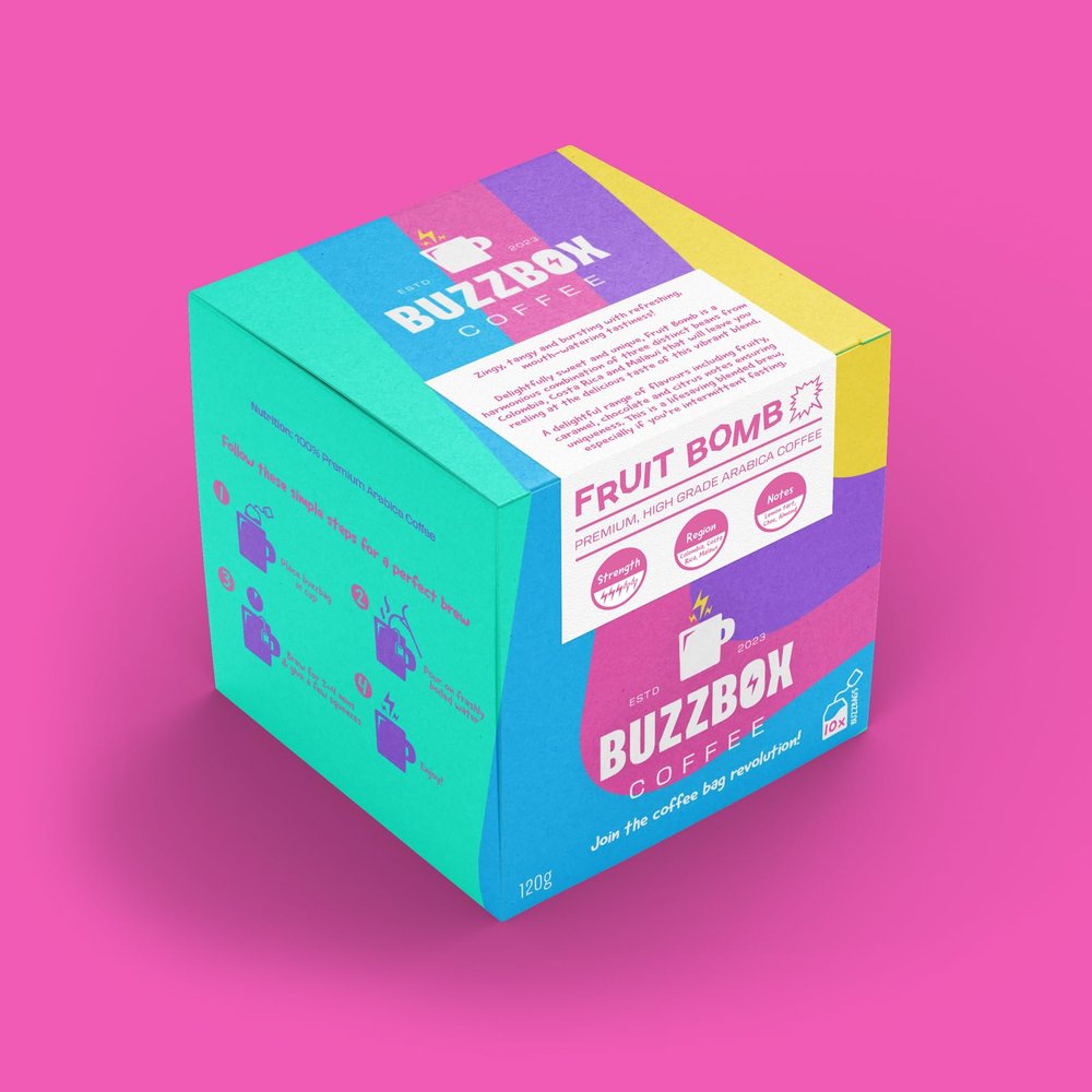 Buzzbox Coffee Bags (Fruit Bomb Blend)