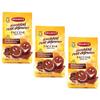 Balocco Breakfast Faccine Biscuits 350g Italian Shortbread Biscuits | Cocoa & Cream Biscuit for Breakfast | Chocolate Swirl Cookies | Palm Oil Free Snack (B/FAST FACCINE BISCUITS 350G, 3 Pack) view 1