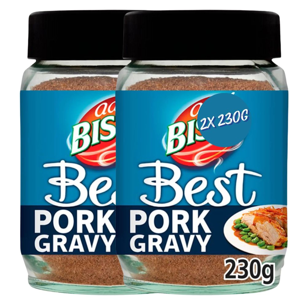 Bisto Best Roast Pork Gravy Granules 230g (2 Pack Bundle)