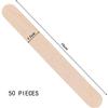50 Pcs Disposable Wooden Waxing SpatulasWax Applicator Sticks for Body Facial Hair Removal15 * 1cm view 3