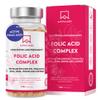 Folic Acid Pre Pregnancy Vitamins for Women- Pregnancy Supplements with Folic Acid 400 mcg- Postnatal & Breastfeeding Vitamins with Vitamin D, B12,Zinc,Iodine,Copper & Iron-Prenatal Vitamins for Women view 1