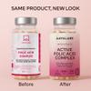 Folic Acid Pre Pregnancy Vitamins for Women- Pregnancy Supplements with Folic Acid 400 mcg- Postnatal & Breastfeeding Vitamins with Vitamin D, B12,Zinc,Iodine,Copper & Iron-Prenatal Vitamins for Women view 2