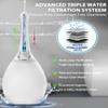 Enema Bulb Anal Douche Kit - with Shower Connect, 245ml Silicone Enema for Personal Hygiene & Refreshing Rinse, Anti-Backflow Valve & 7-Hole Nozzle, Filter Attachment Included (White) view 3