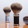 Magyfosia Silvertip Pure Badger Hair Shaving Brush for Men,Black Diamond No Slip Design Handle,Engineered for Daily Shave of Your Life for Wet Safety Razor,Double Edge Razor,Straight Razor and Barber view 2