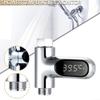 ARMYJY LED Digital Bath Water Thermometer,360 Rotating Real-Time Water Flow Temperature Monitor 0~100 for Kids Elderly view 3