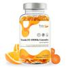 Troo Health Care Vitamin D3 4000iu - 150 Natural Orange Flavour Chewable Gummies - Five Months Supply - Non GMO Tasty Gummy Supplement to Support Immune Function and Help Maintain Bones and Teeth view 1