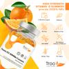 Troo Health Care Vitamin D3 4000iu - 150 Natural Orange Flavour Chewable Gummies - Five Months Supply - Non GMO Tasty Gummy Supplement to Support Immune Function and Help Maintain Bones and Teeth view 2