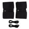 2Pcs Knee Heating Pad Electric Knee Support USB Heated Knee Brace Wrap with 3 Temperatures and Pockets for Knee Protection and Relieve Knee Pain view 1
