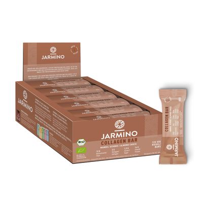 Collagen Bar | High Protein Bar Almond Chocolate 12x55g - High Protein Low Sugar Bar + Palm Oil Free (Almond)
