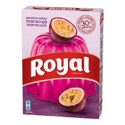 Gelatina em P Maracuj - ROYAL - 114 g - Pct c/ 2 saquinhos