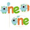 1Pc Halloween One Cake Topper Glitter The Spooky One Cake Decorations for Halloween 1st Birthday Party Baby Shower Birthday Party Decoration Supplies view 3