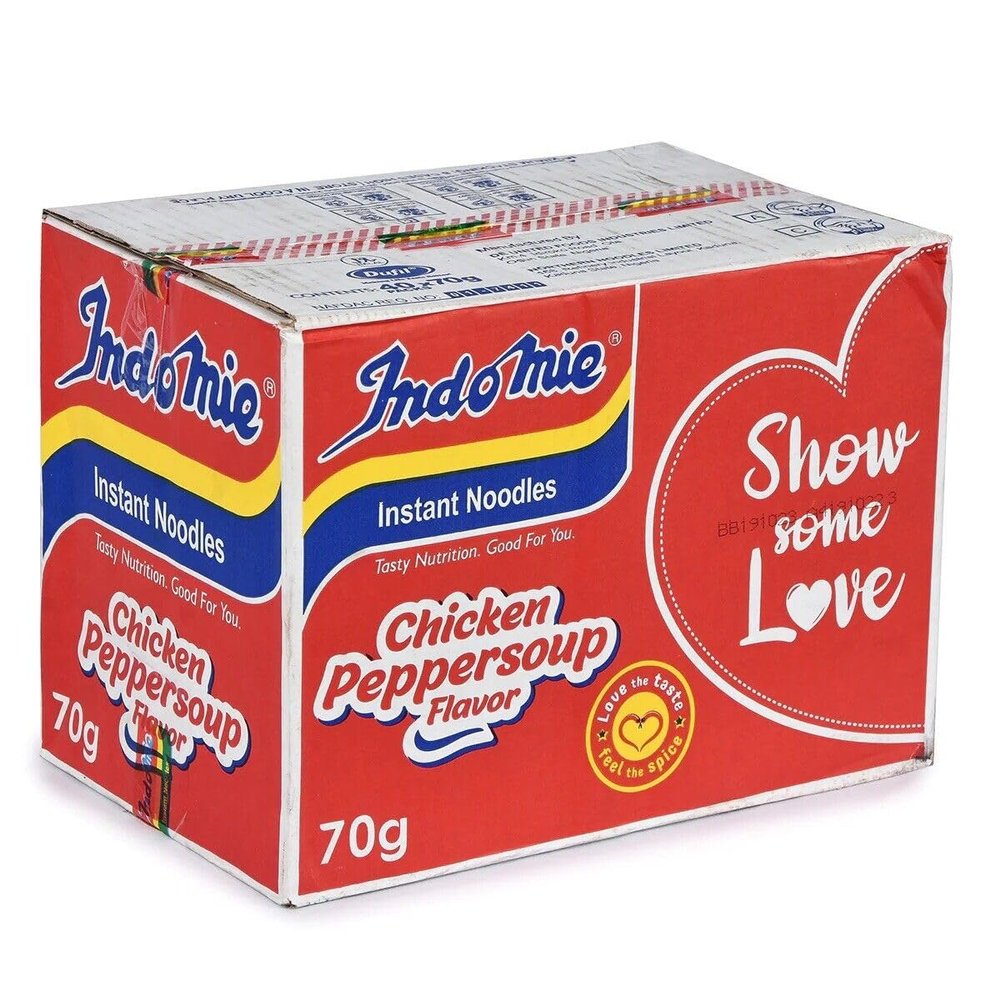 Indomie Instant Noodles Chicken Pepper Soup flavour, 70g (Pack of 40) - Nigerian