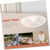 ABOOFAN Crystal Glass Fruit Plate Small Snack Serving Plate Glass Display Tray Dried Fruit Tray Dessert Storage Holder Party Tableware view 2