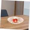 ABOOFAN Crystal Glass Fruit Plate Small Snack Serving Plate Glass Display Tray Dried Fruit Tray Dessert Storage Holder Party Tableware view 4