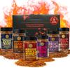 Meat Lovers BBQ Rub Gift Set - Holy Cow, Angels Wings, Smoky Pig, Sweet Texas, Steak King & Adam's Ribs BBQ Rubs | Pack of 6 | 100% Natural | Spice Gift For Foodie | Gift Set view 1