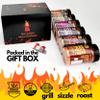 Meat Lovers BBQ Rub Gift Set - Holy Cow, Angels Wings, Smoky Pig, Sweet Texas, Steak King & Adam's Ribs BBQ Rubs | Pack of 6 | 100% Natural | Spice Gift For Foodie | Gift Set view 2