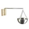 rockible Aluminum Sauna Bucket Set with Ladle with Sand Timer And Hourglass Versatile view 2