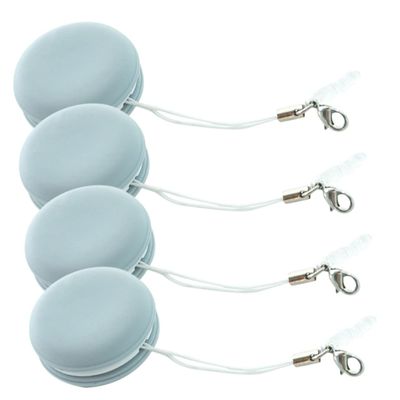 ABOOFAN 4pcs Macaron Phone Screen Cleaner Wipes Blue Microfiber Cleaning Cloths for Glasses Lens and Smartphone Screens Suitable for Daily Use