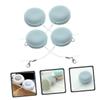 ABOOFAN 4pcs Macaron Phone Screen Cleaner Wipes Blue Microfiber Cleaning Cloths for Glasses Lens and Smartphone Screens Suitable for Daily Use view 4