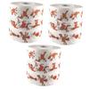 ABOOFAN 3pcs Printed Toilet Paper Funny Elk Paper Roll for Christmas Theme Tissue Roll Novelty Toilet view 1