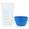 Fopytu 2pc 300ml Transparent Shaker Bottle Milkshake Protein Powder Mixing Bottle Shake Cup Practical Water Bottle Drinkware view 2