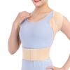 ZOUTYI Lumbar Column Posture Corrector Reinforced Belt Vest Adjustable Back Support Strap Shoulder Spine Brace Neck Stretcher Trainer,Flesh,L view 2