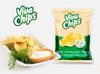 VIVA Potato Chips Masala Flavoured Crisp and Healthy Snack | Low Fat Plantain Crisps | Deliciously Light and Crispy Chips (Sour Cream & Dill) view 2
